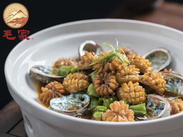 青椒炒鮑魚